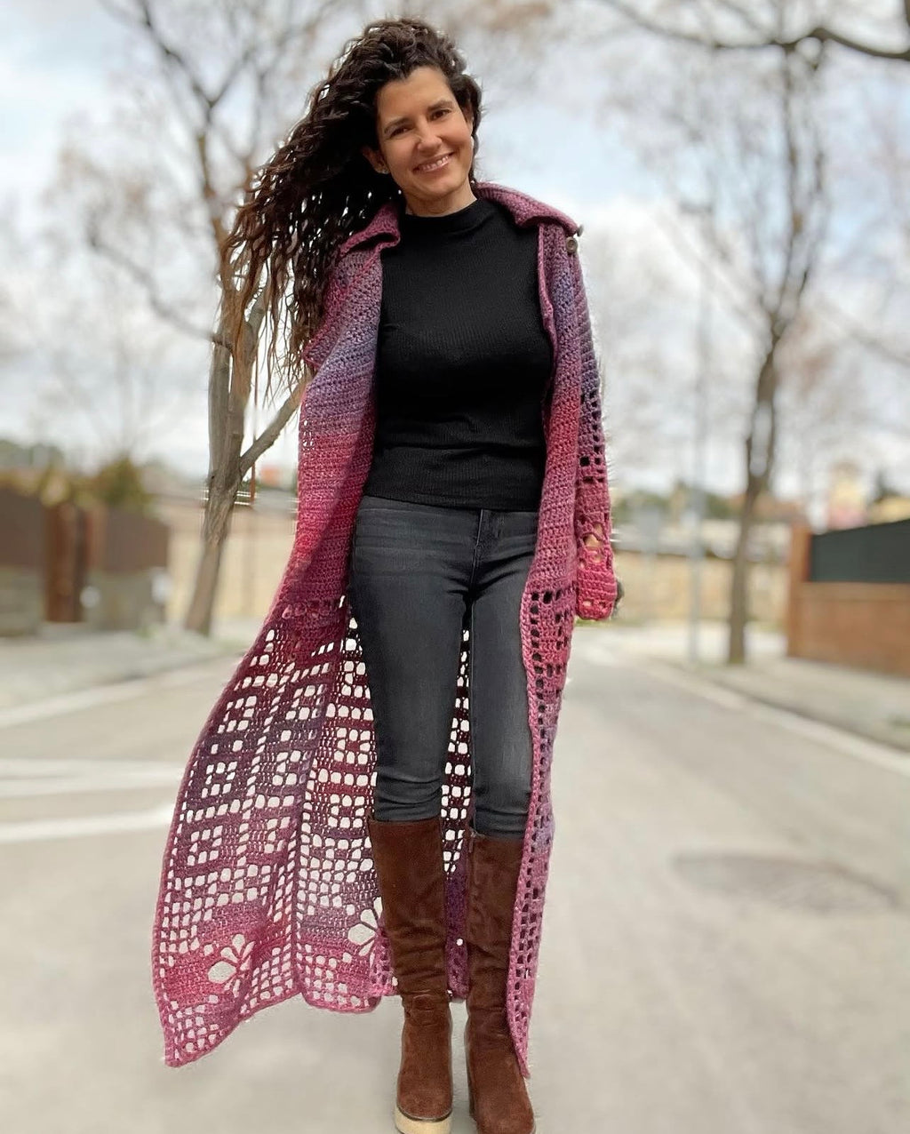 Cardigan floreado nuni