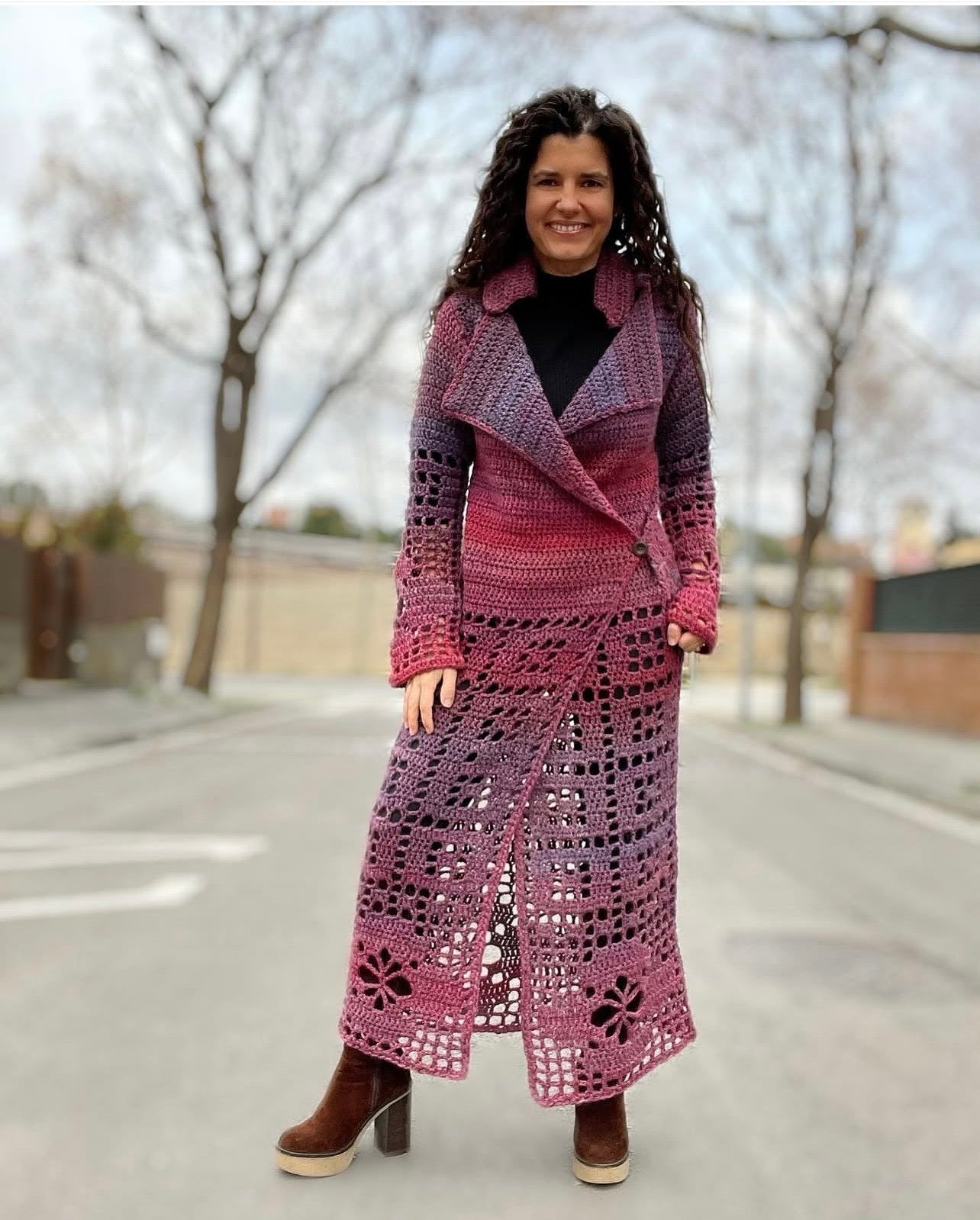 Cardigan floreado nuni