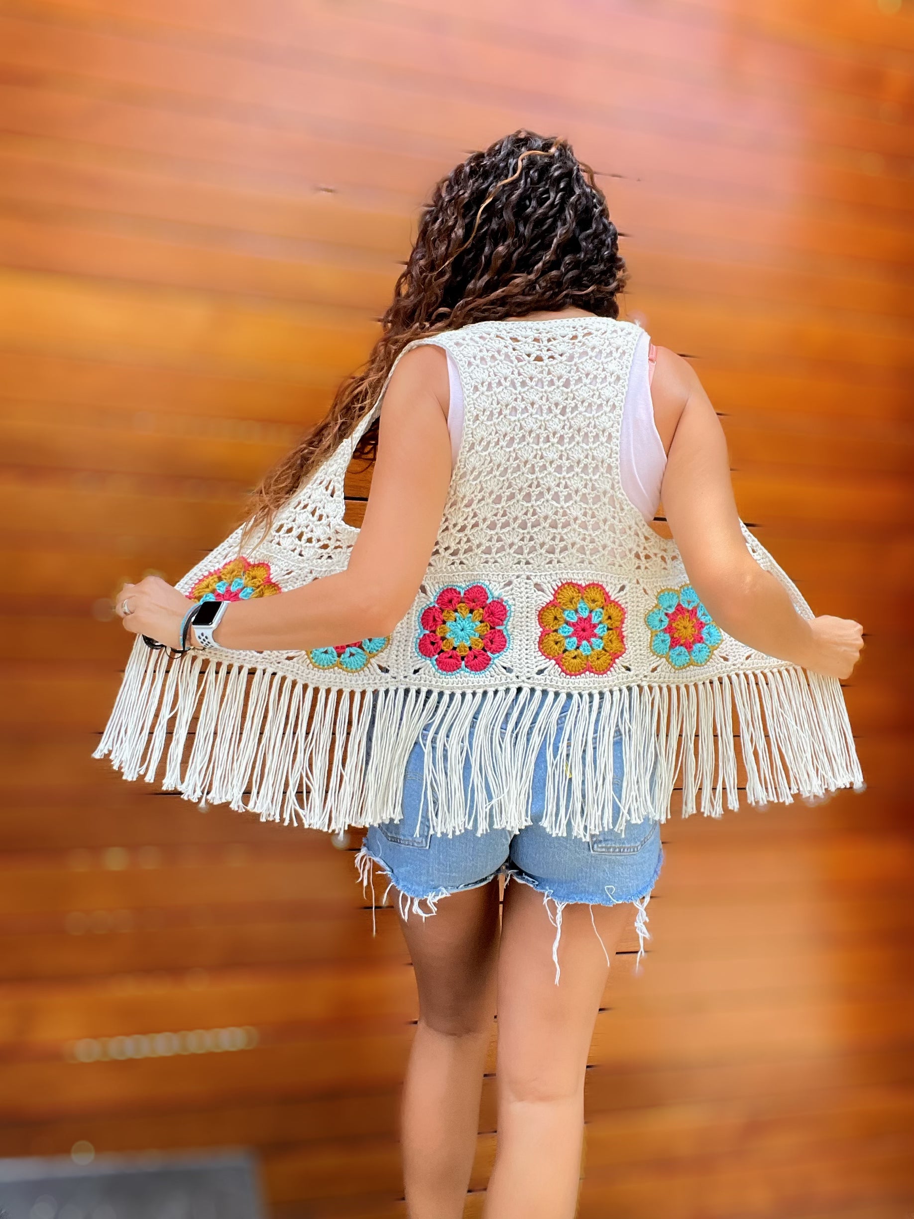 Chaleco boho nuni